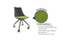 Luna Wheeled Guest Chair - Black