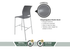 Game Lunchroom Barstool