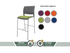 Game Barstool - Upholstered Seat