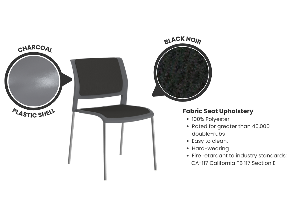 Game Stacking Chair - Fully Upholstered