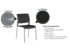 Game Stacking Chair - Fully Upholstered
