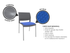 Game Stacking Chair - Upholstered Seat