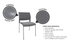 Game Stacking Chair - Upholstered Seat