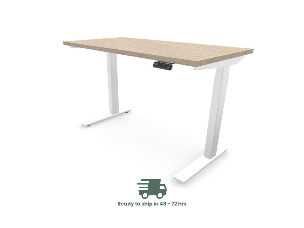 Kinetic S2 Standing Desk - White Frame
