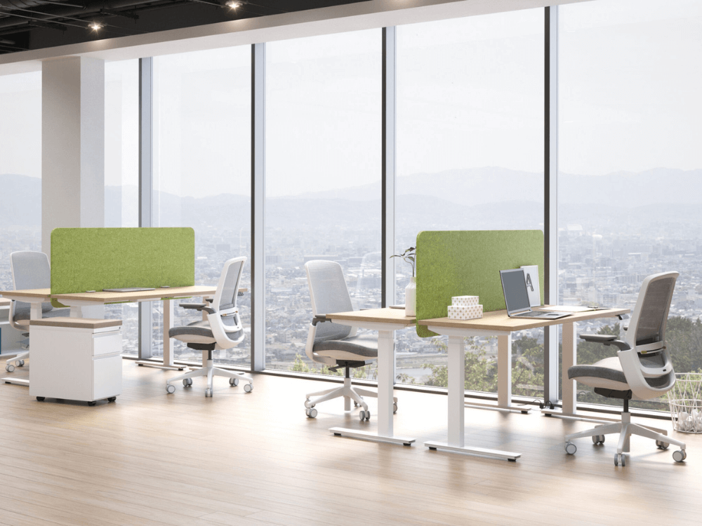 Kinetic S2 Standing Desk - Silver Frame