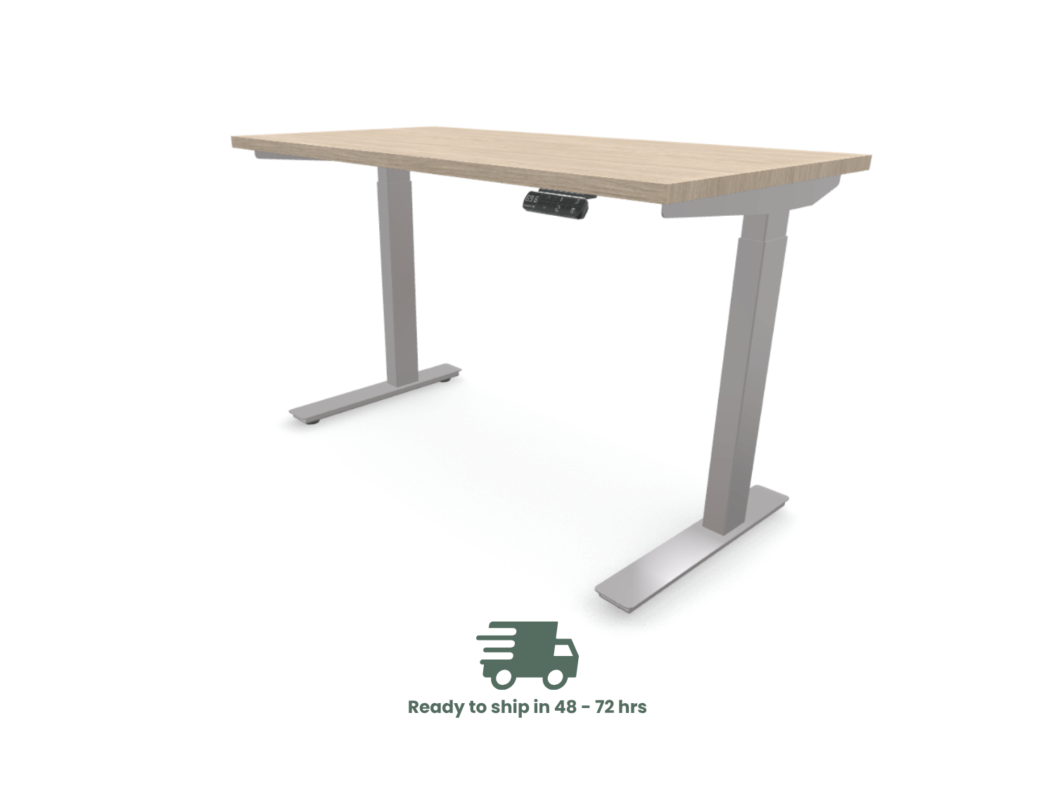 Kinetic S2 Standing Desk - Silver Frame