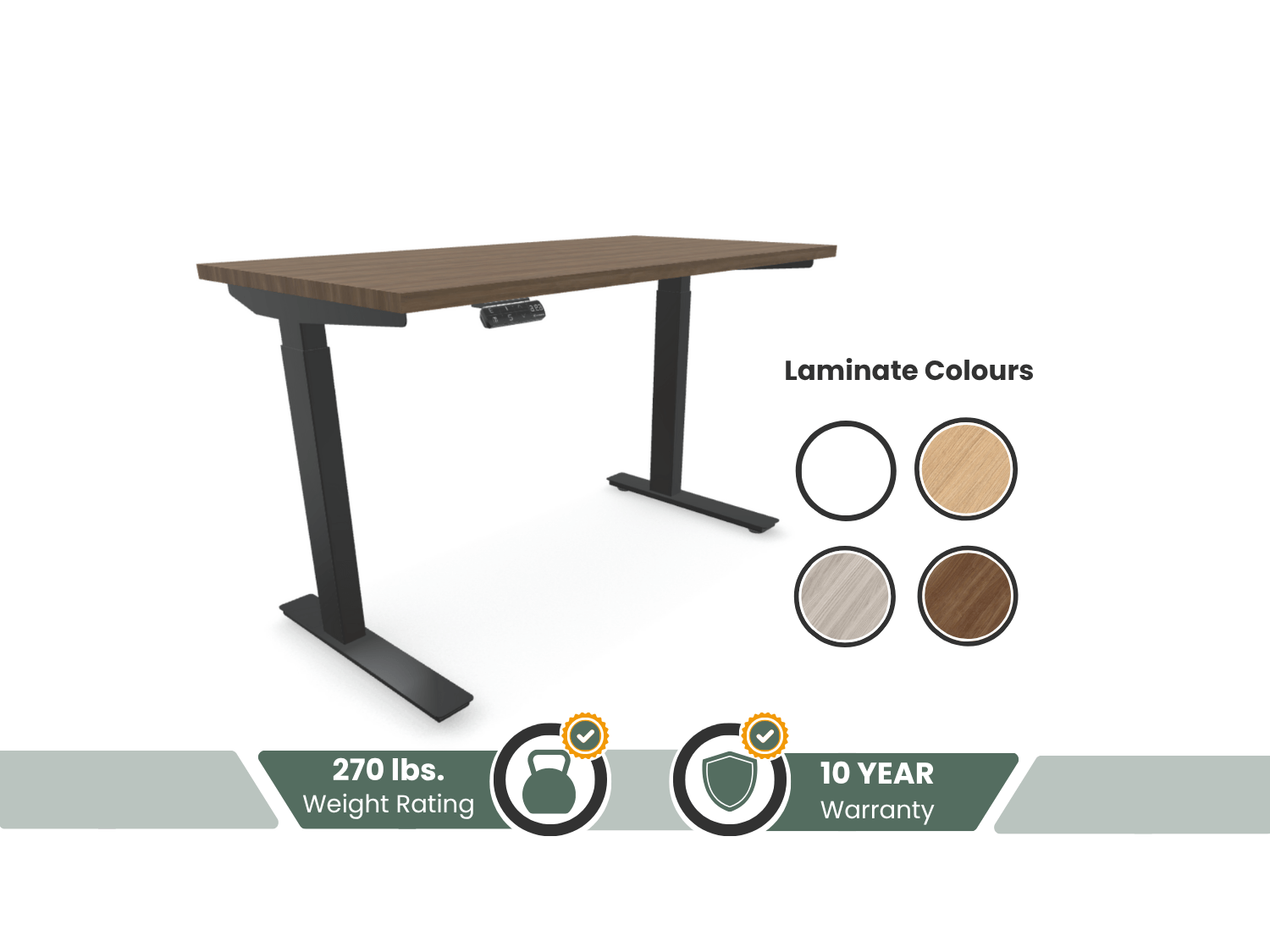 Kinetic S2 Standing Desk - Black Frame