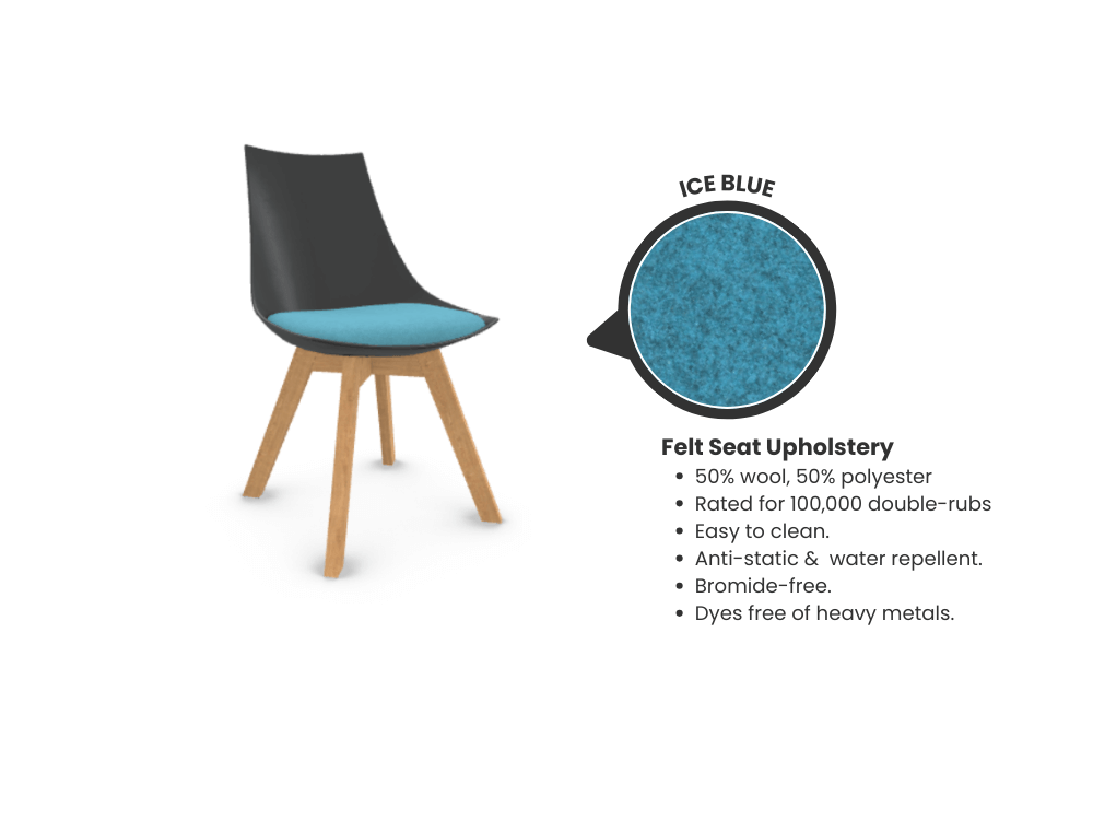 Luna Scoop Guest Chair - Black