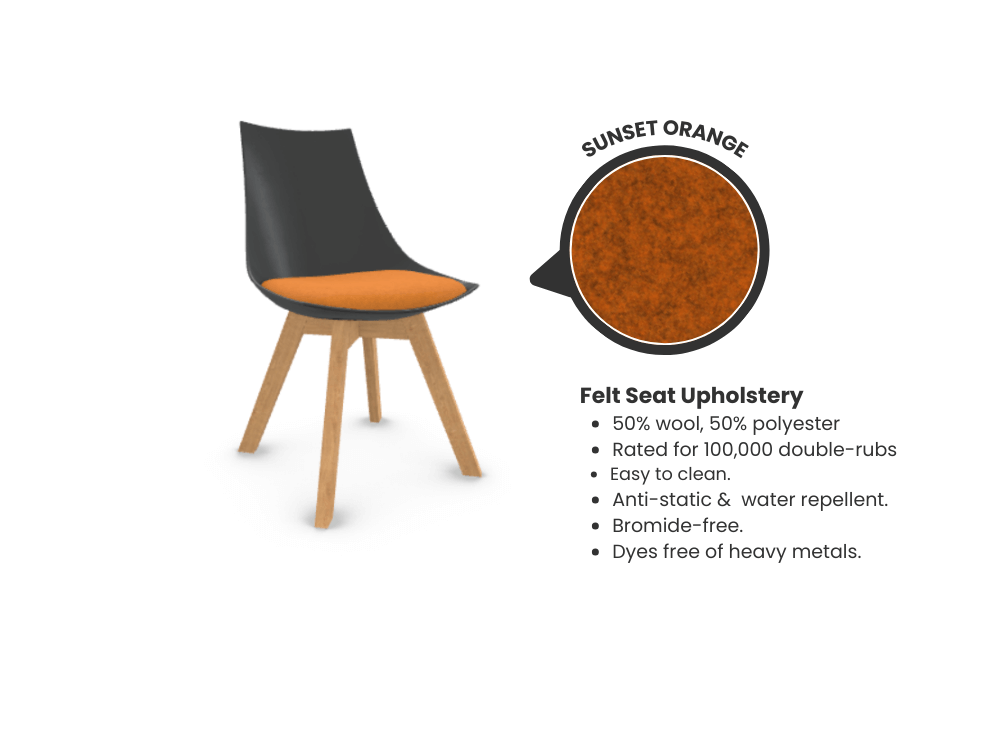 Luna Scoop Guest Chair - Black