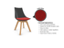 Luna Scoop Guest Chair - Black
