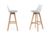 Luna White Barstool