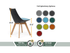 Luna Scoop Guest Chair - Black