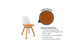 Luna Scoop Guest Chair - White