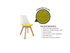 Luna Scoop Guest Chair - White