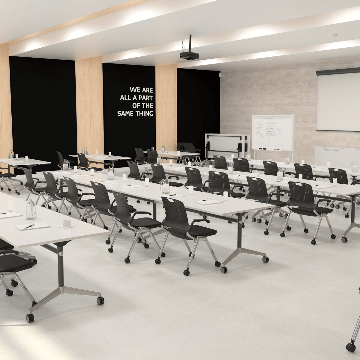 Modulus Flip Top Training Table