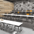 Modulus Flip Top Training Table