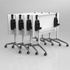 Modulus Flip Top Training Table