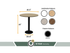 Motion 42" Round Bistro Table