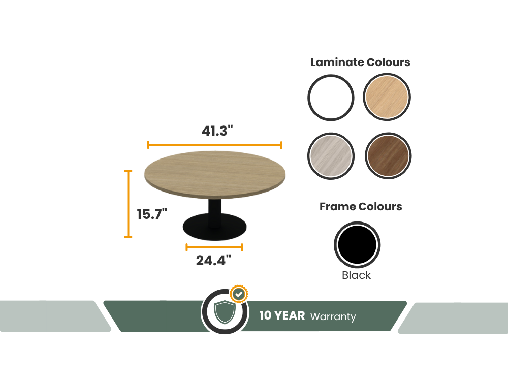 Motion 42" Round Coffee Table