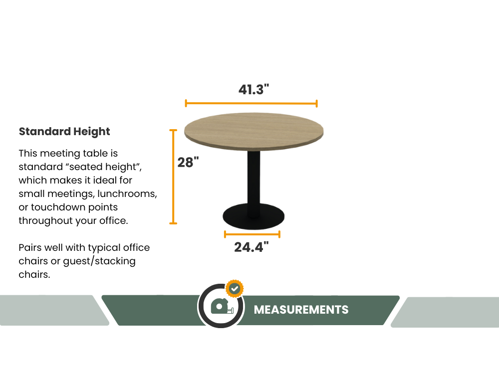 Motion 42" Round Meeting Table