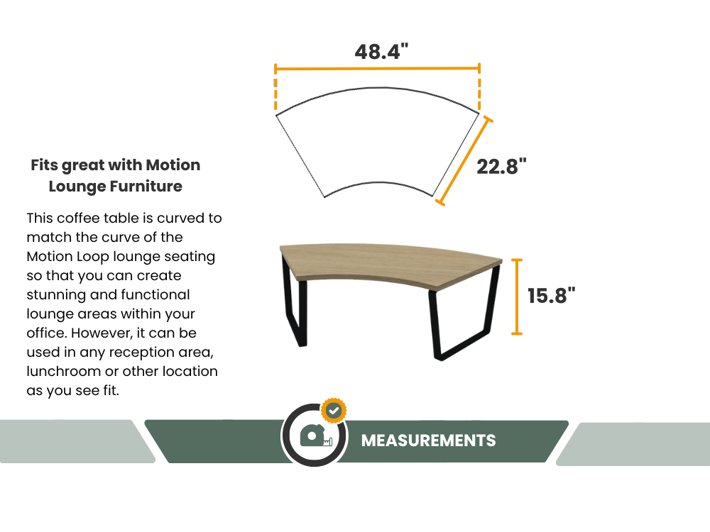 Motion Curved Coffee Table