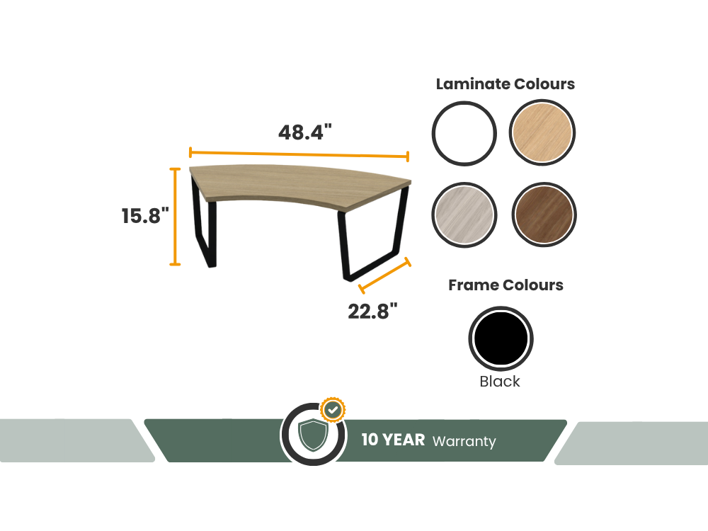 Motion Curved Coffee Table