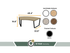 Motion Curved Coffee Table