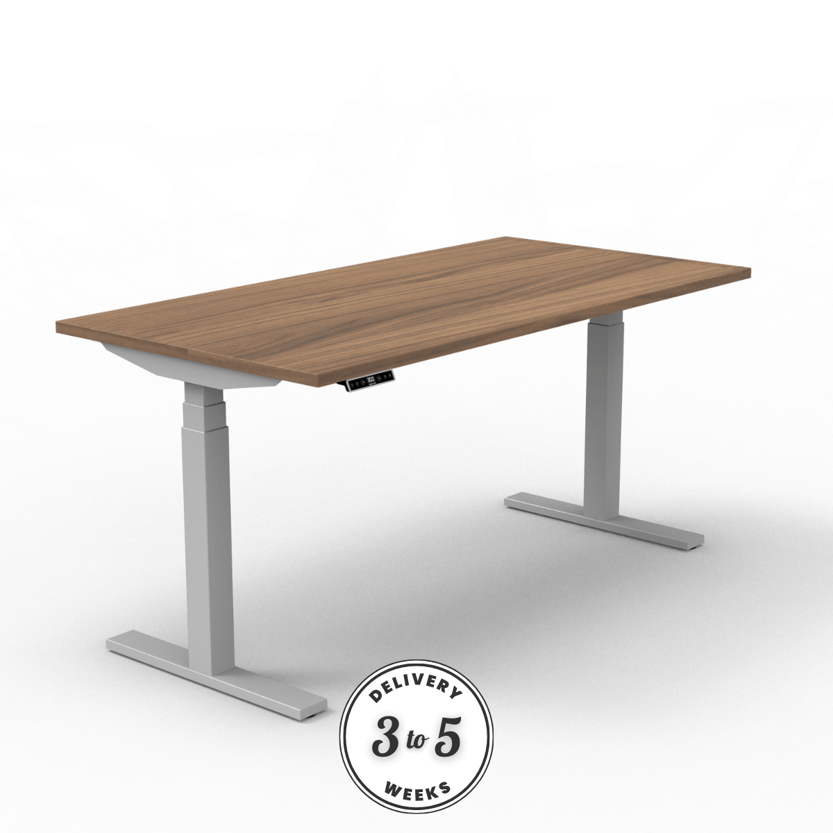 UpCentric 2LV Standing Desk - Silver