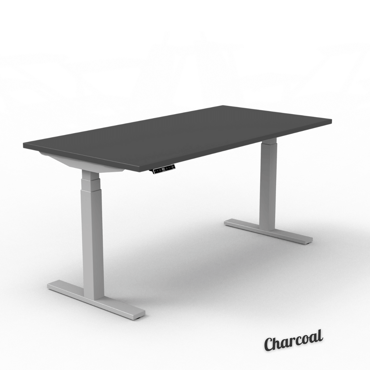 UpCentric 2LV Standing Desk - Silver