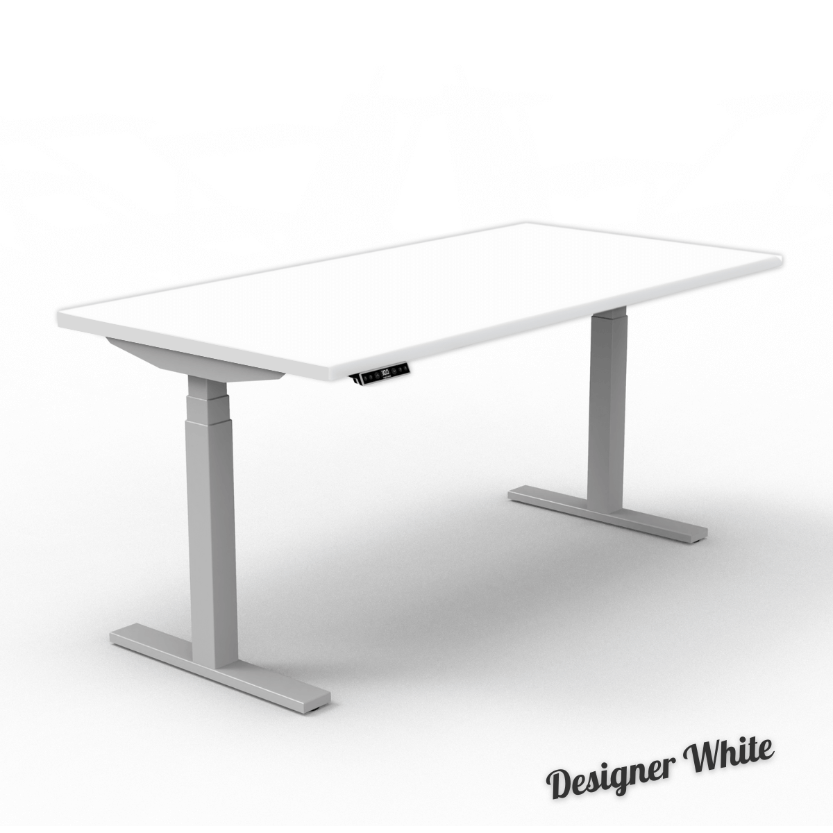 UpCentric 2LV Standing Desk - Silver