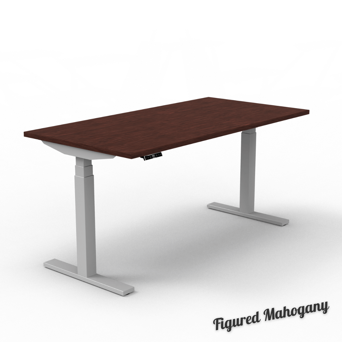 UpCentric 2LV Standing Desk - Silver