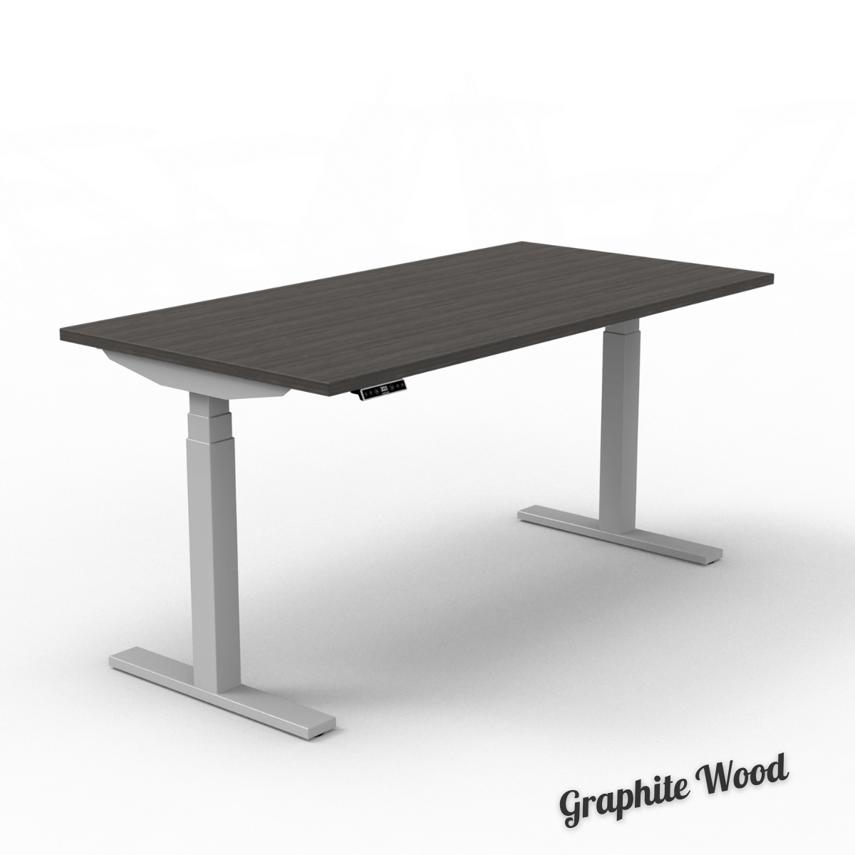 UpCentric 2LV Standing Desk - Silver