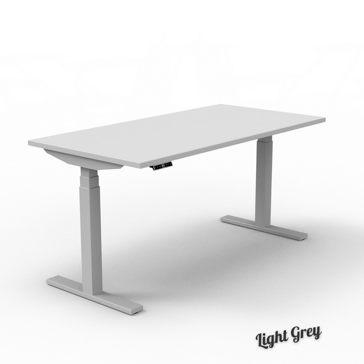 UpCentric 2LV Standing Desk - Silver
