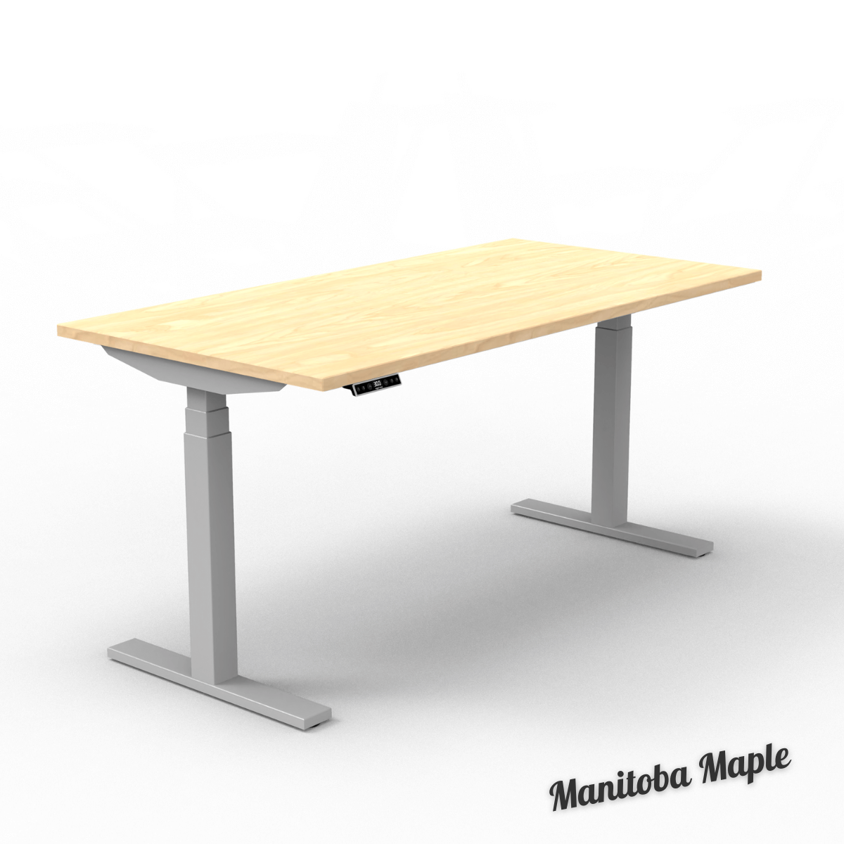 UpCentric 2LV Standing Desk - Silver