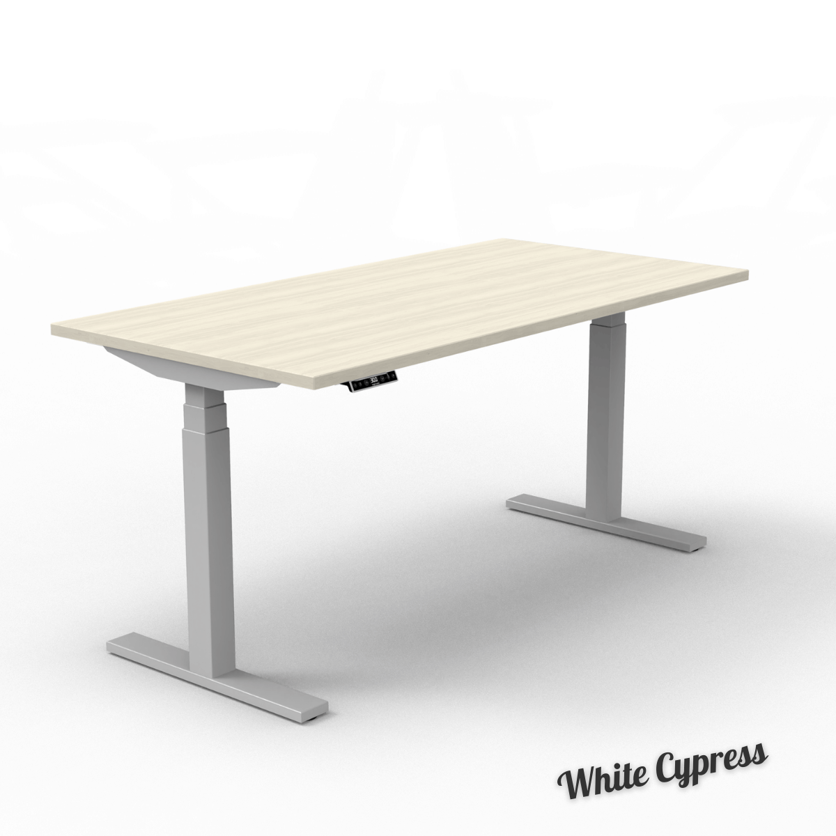 UpCentric 2LV Standing Desk - Silver